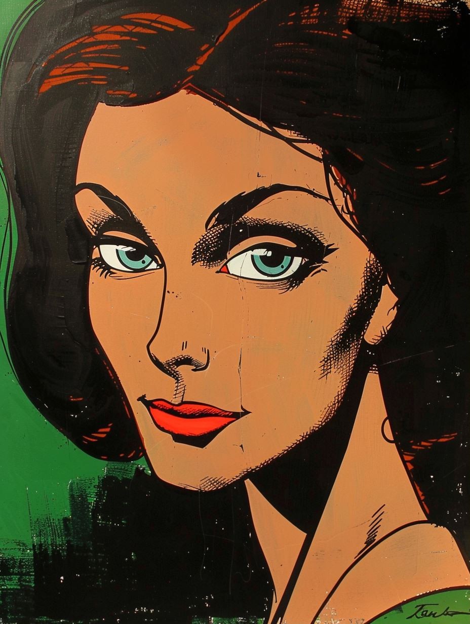 Pop Art Portraits of Modern Elegance - Image 1
