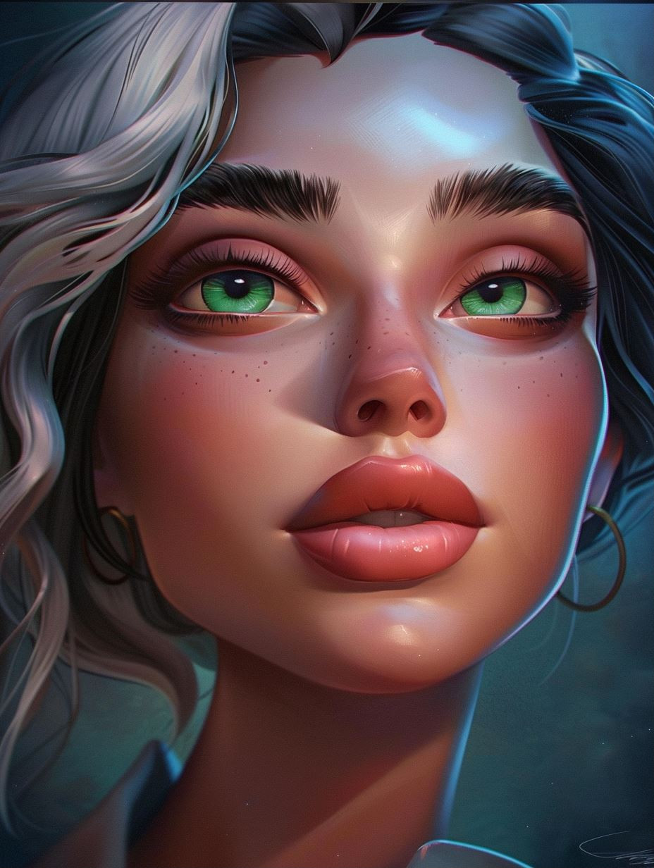 Ethereal Digital Portraits of Mystical Women 1 - Image 1