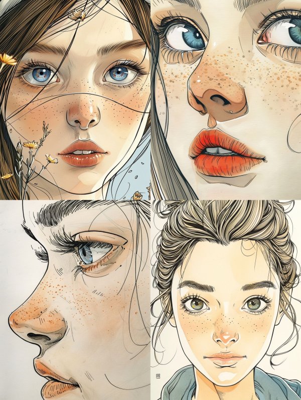 Ethereal Gazes in Digital Ink
