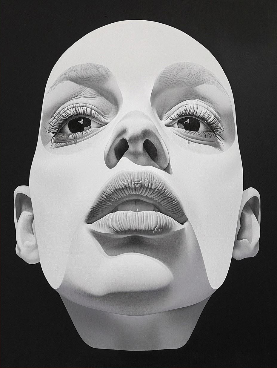 Chromatic Split Portrait Study - Image 2