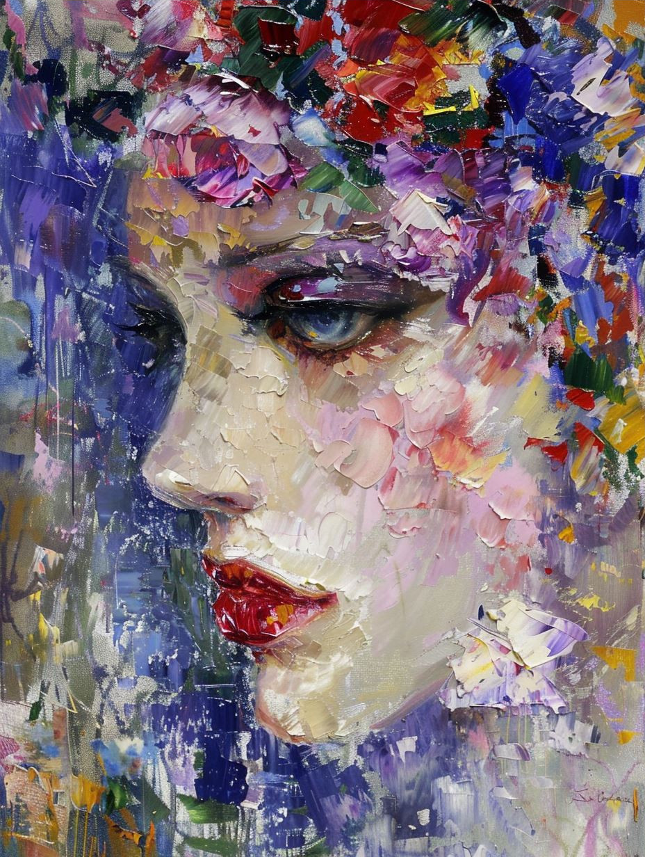 Floral Impressionist Ethereal Portraits - Image 3
