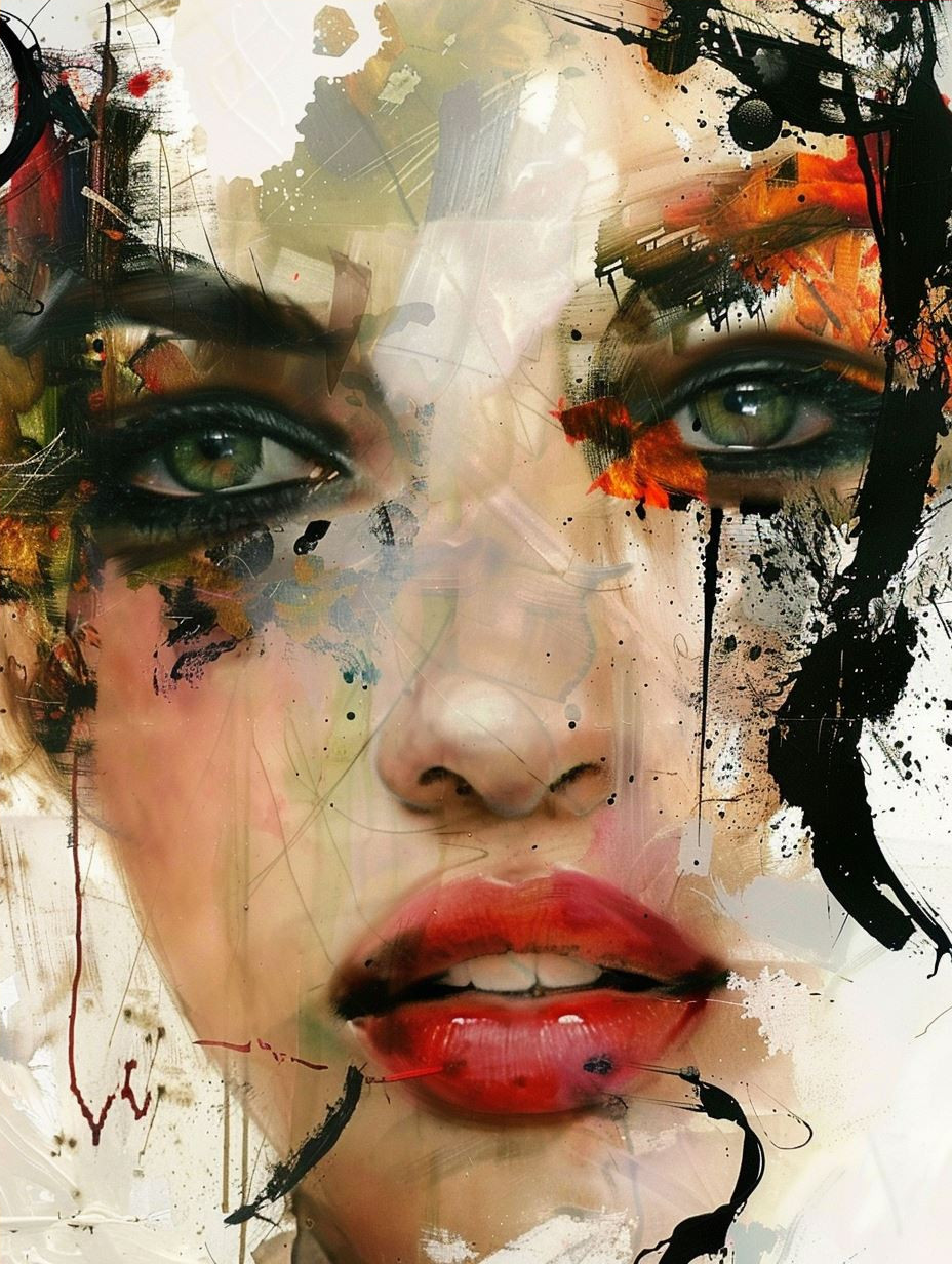 Fragmented Beauty: A Collage of Gazes - Image 4