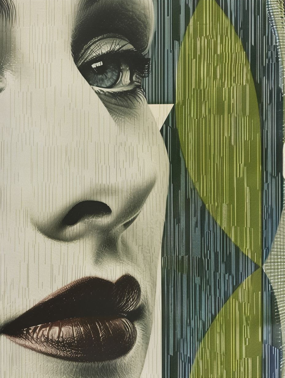Abstract Fragmented Portraiture Study - Image 3