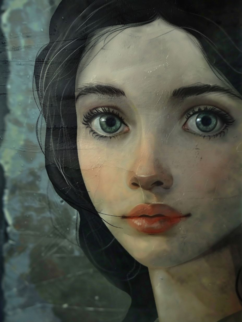 Ethereal Gazes: A Study of Feminine Portraits - Image 1