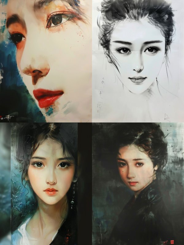 Ethereal Visions of Asian Beauty