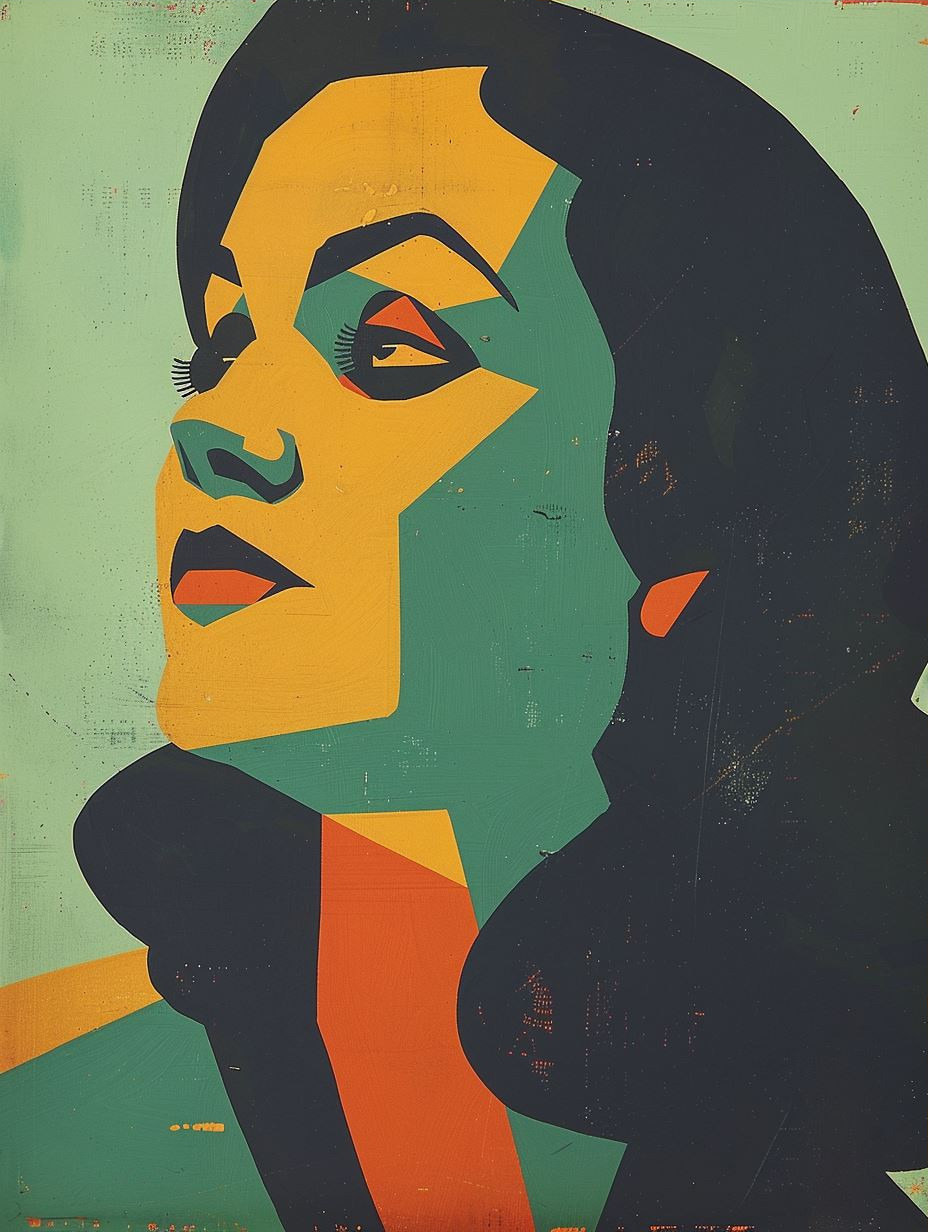 Geometric Portraits in Bold Color - Image 3