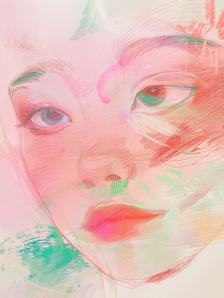 Ethereal Pastel Portraits of Dreamy Gazes - Image 4