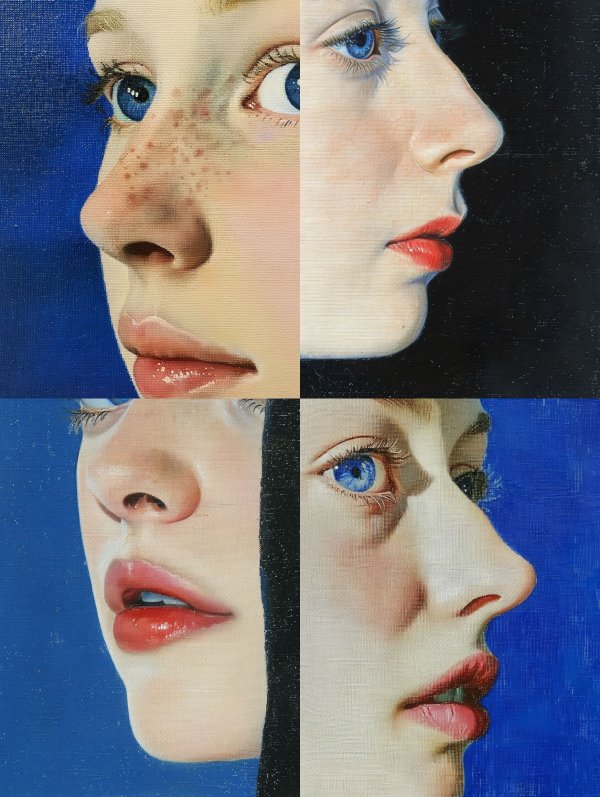 Fragmented Gaze of Dual Identities