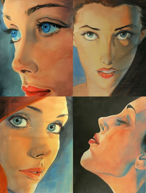 Four Gazes of Feminine Beauty