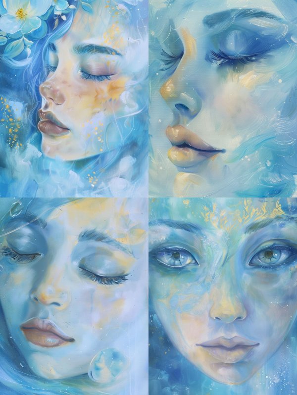 Ethereal Dreams in Azure