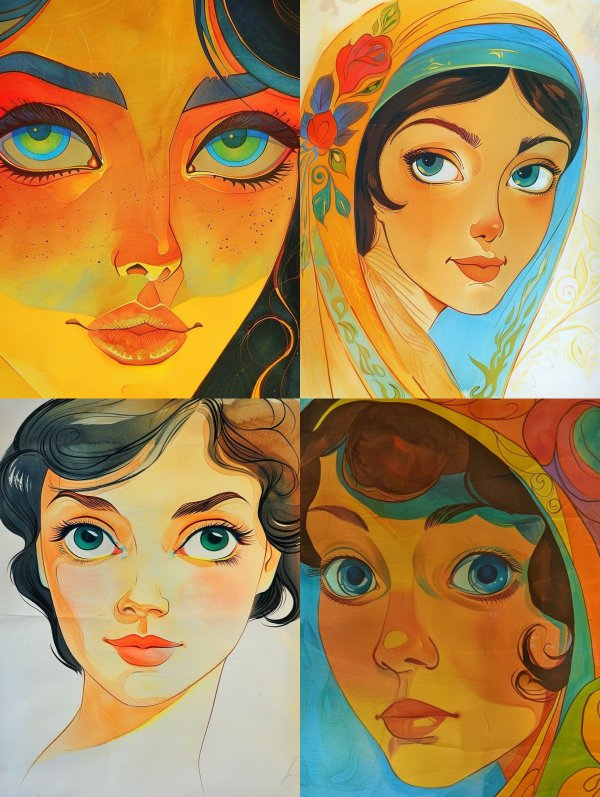 Vibrant Ethereal Female Portraits
