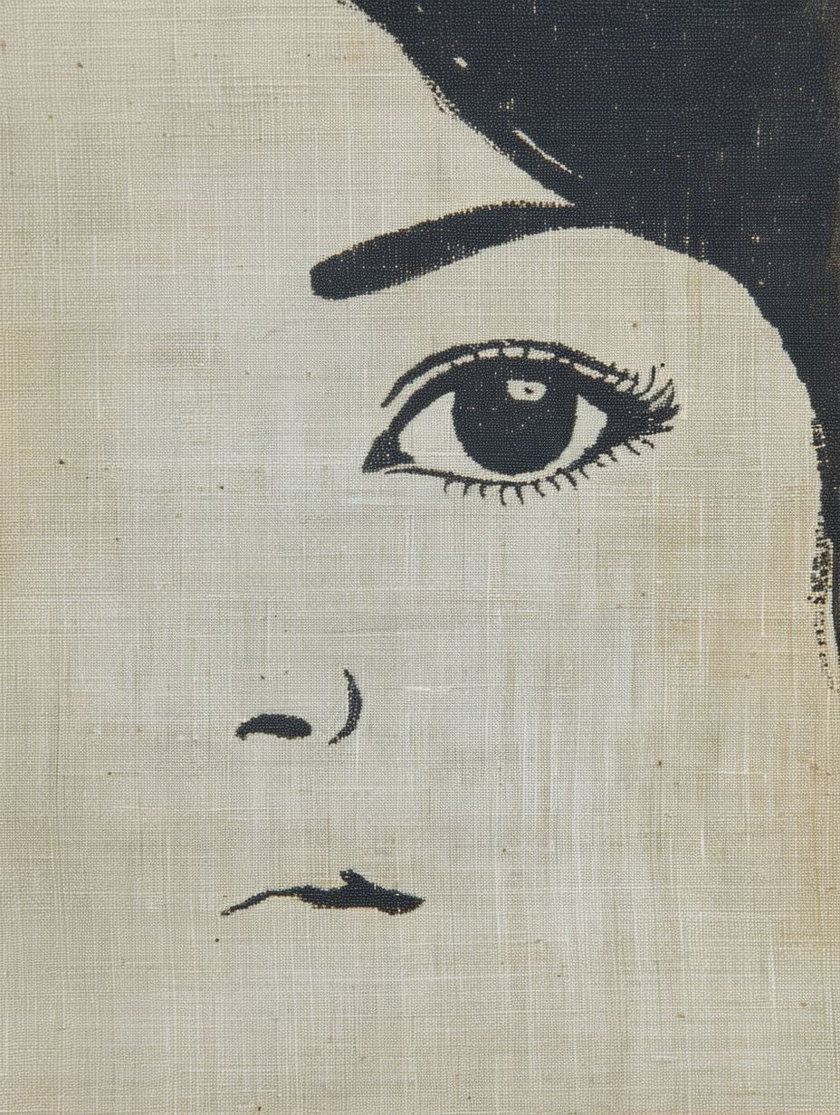 Minimalist Portraits in Ink Wash - Image 1