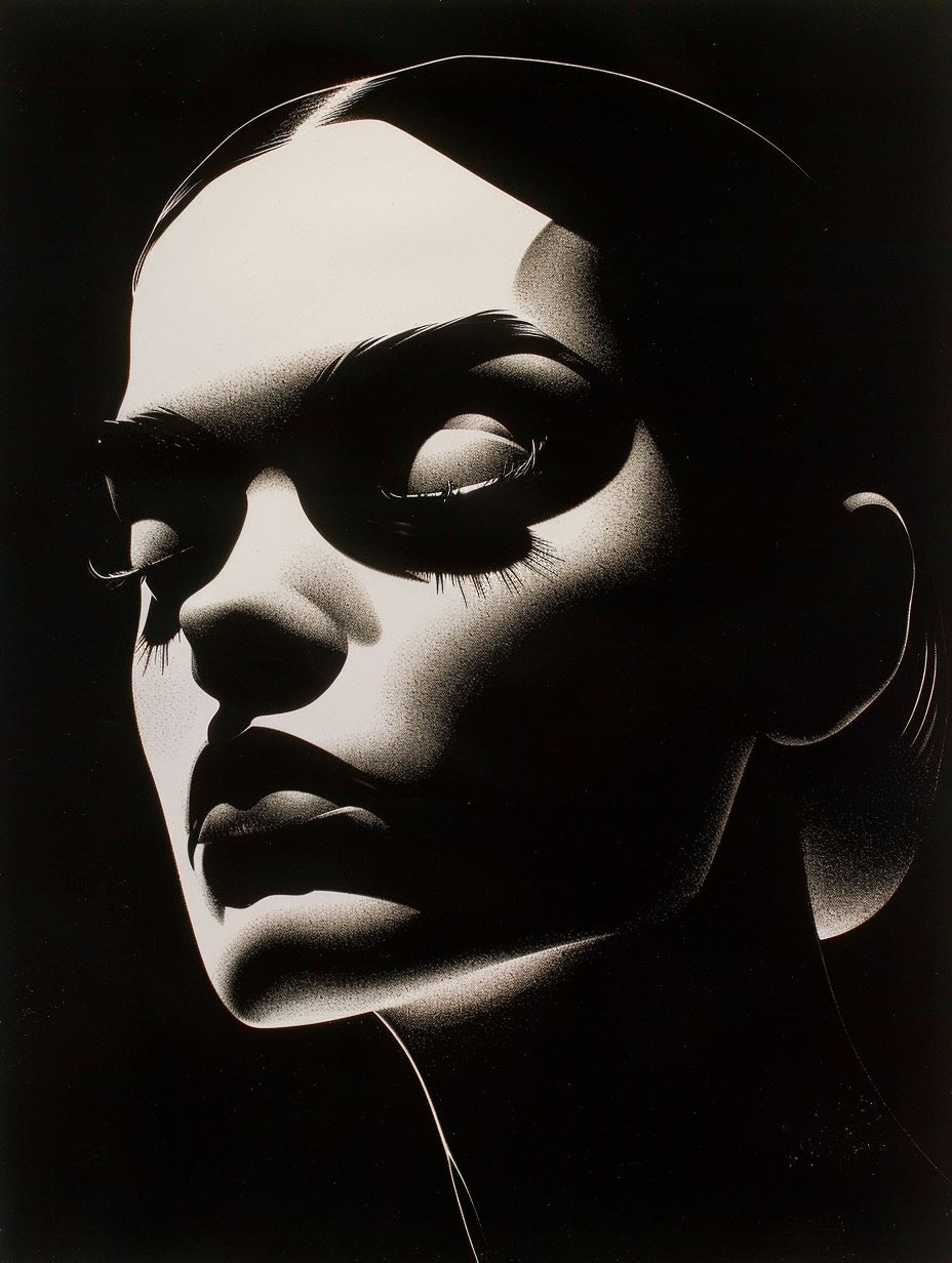 Dramatic High Contrast Portraiture Study - Image 2