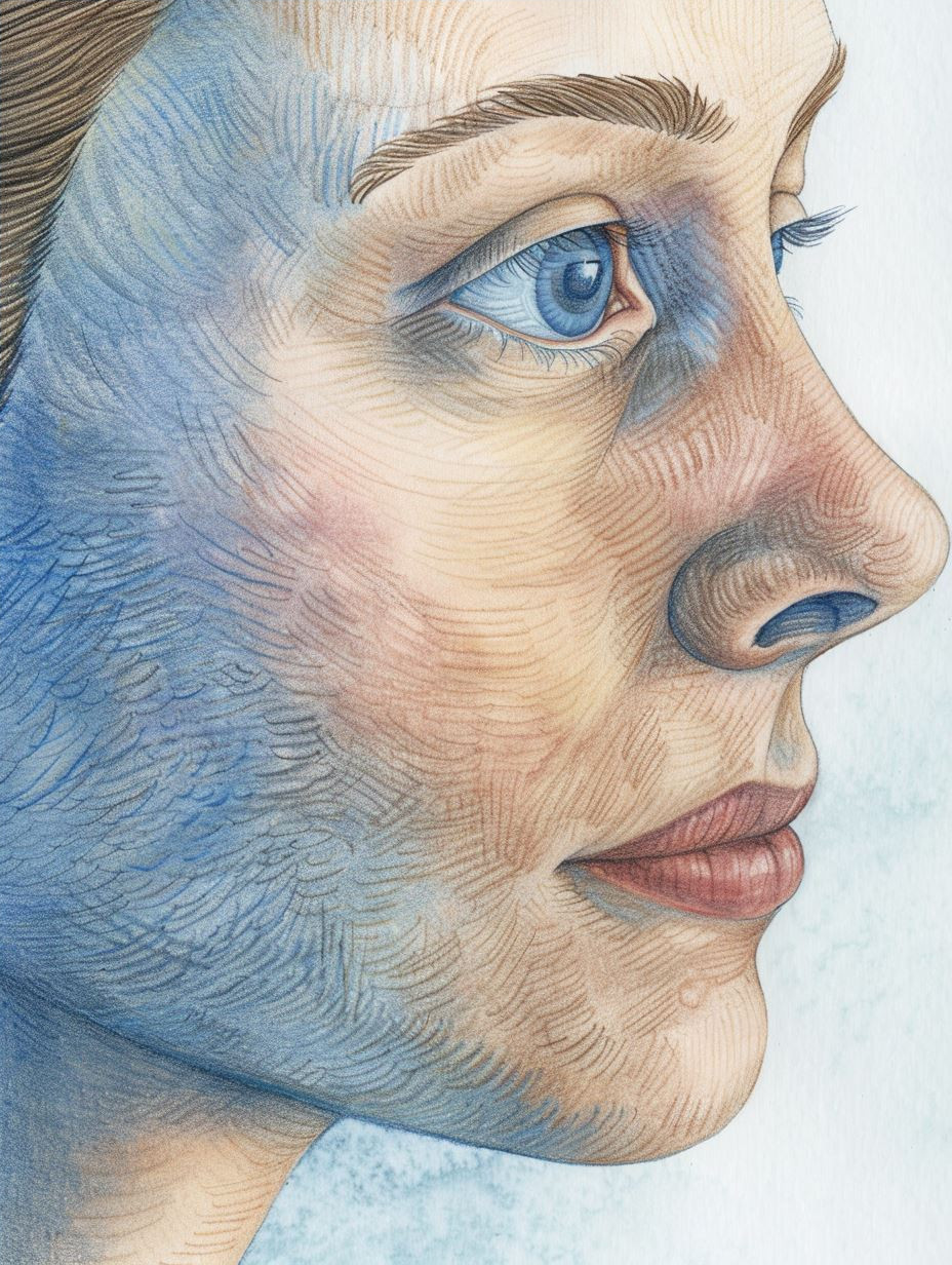 Hyper-Realistic Freckled Portrait Study - Image 4