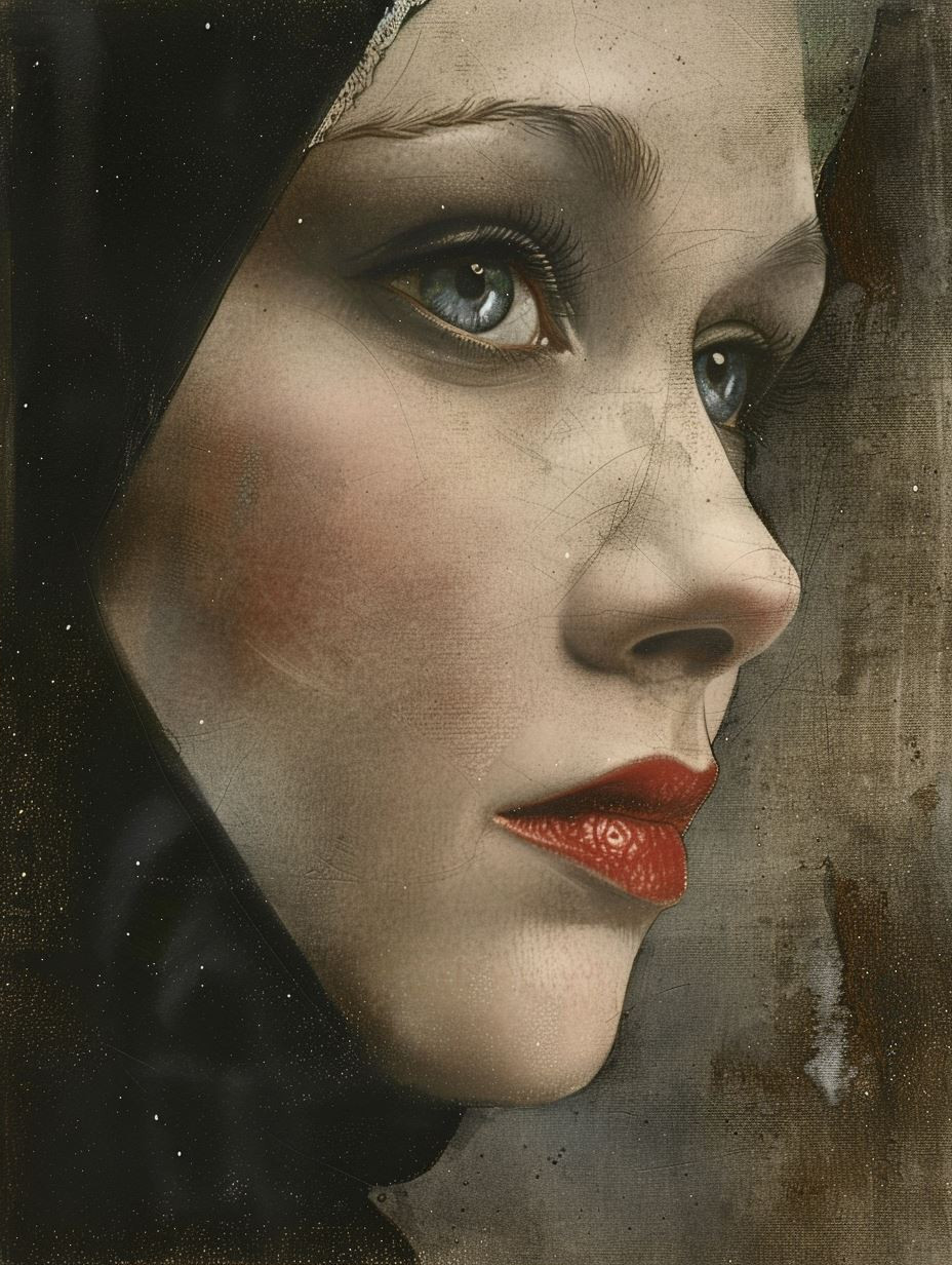 Vintage Ethereal Portrait Study - Image 2