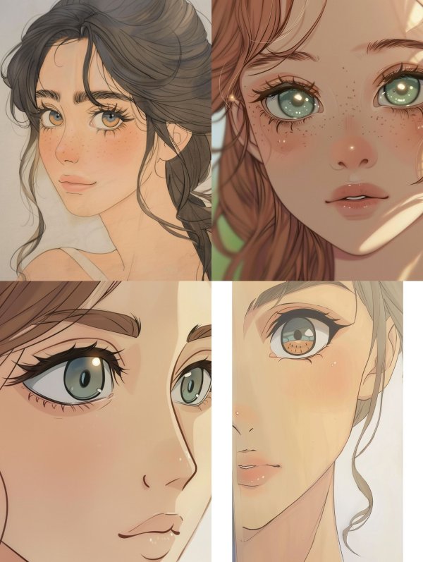 Ethereal Digital Portraits of Dreamy Girls