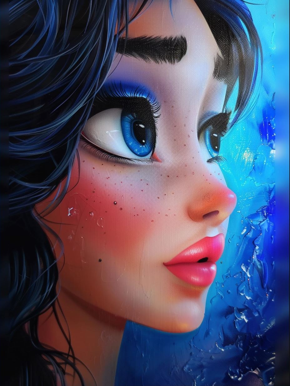 Azure Dream Portrait 4 - Image 2