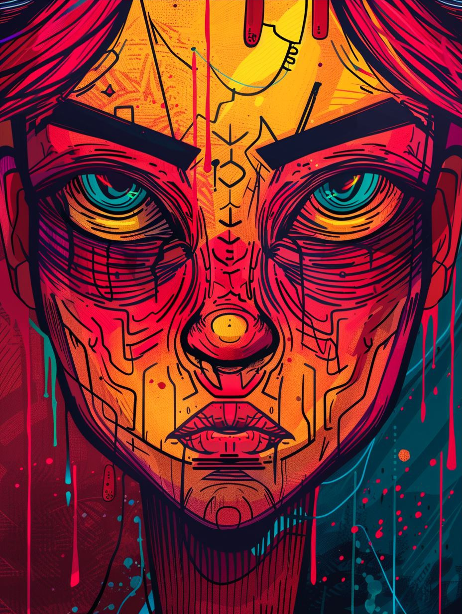 Neon Souls: Cybernetic Portraits - Image 3