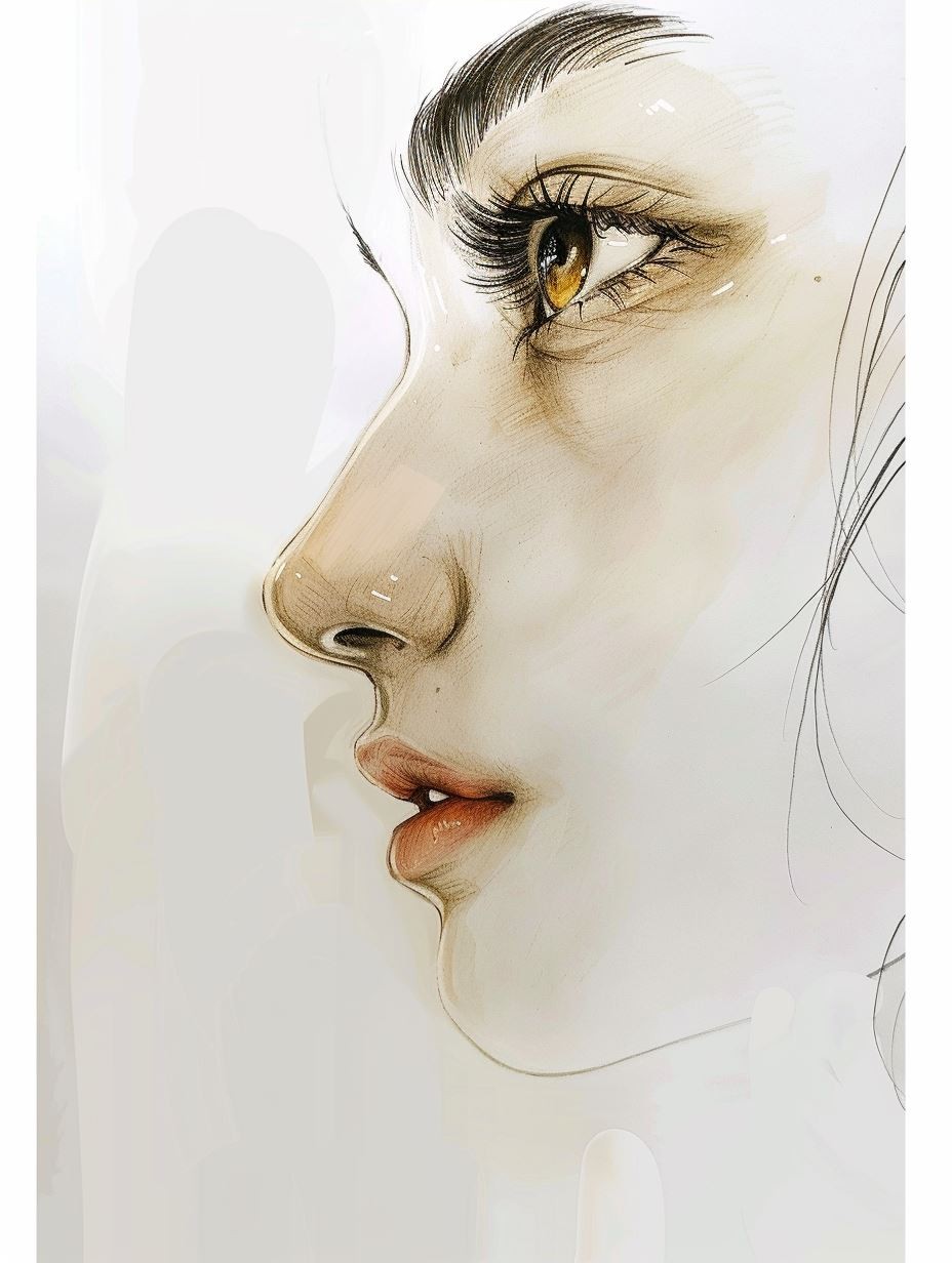 Golden Gaze Ethereal Portrait - Image 3