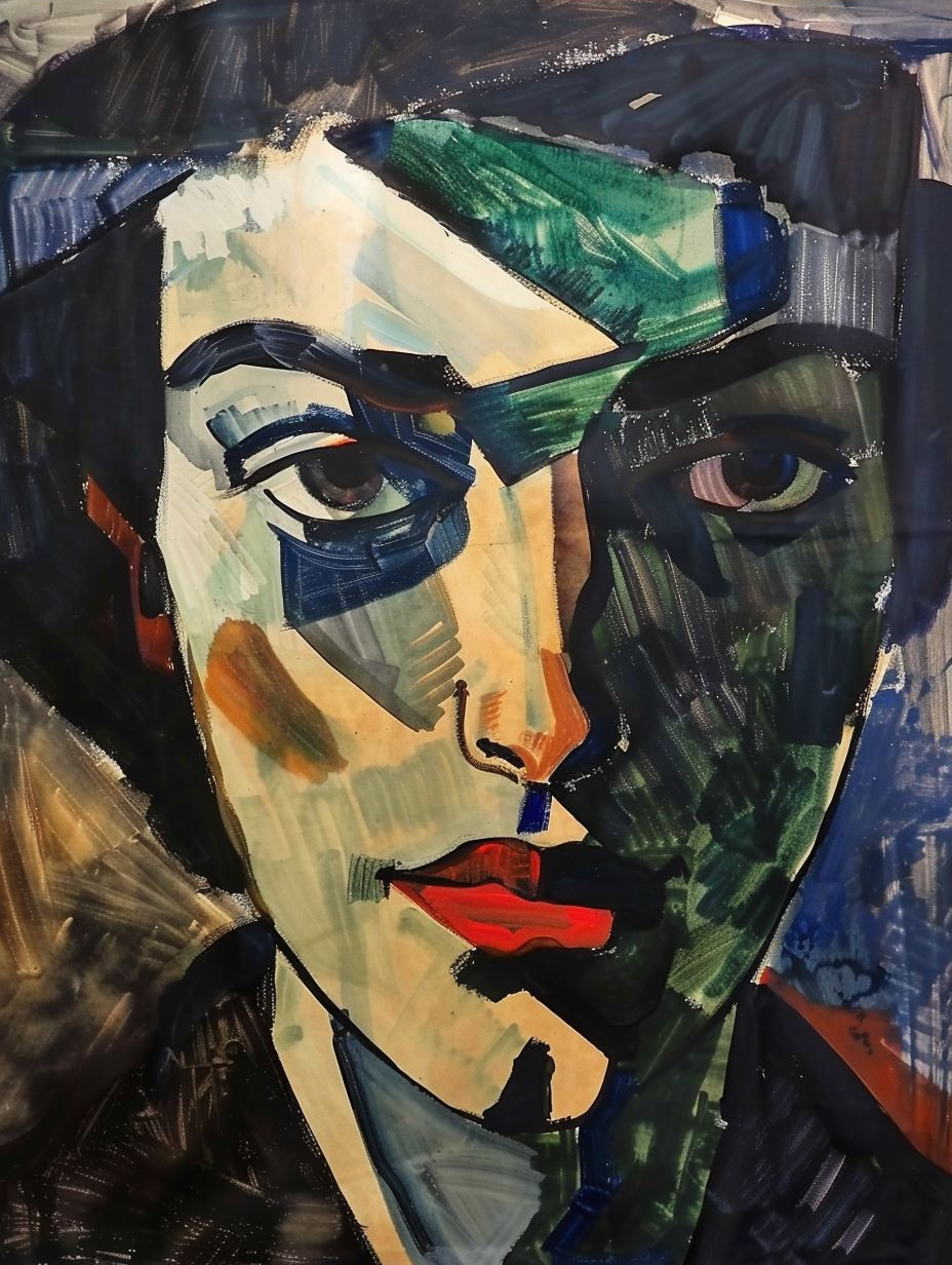 Fragmented Faces of Cubist Emotion - Image 3
