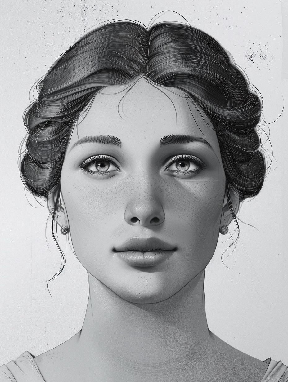 Classical Charcoal Portrait Studies - Image 2