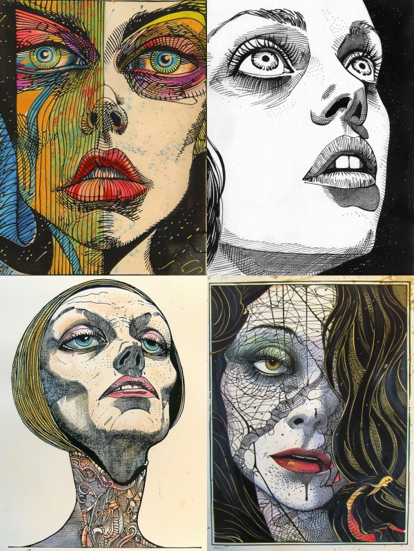 Surrealist Portraits of Fragmented Femininity