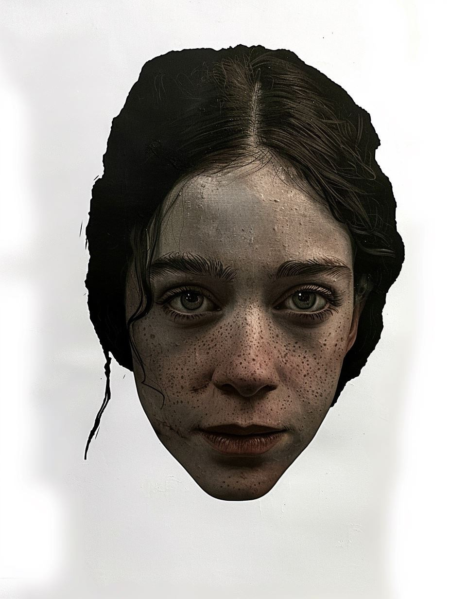 Haunting Gazes: A Portrait Study - Image 1