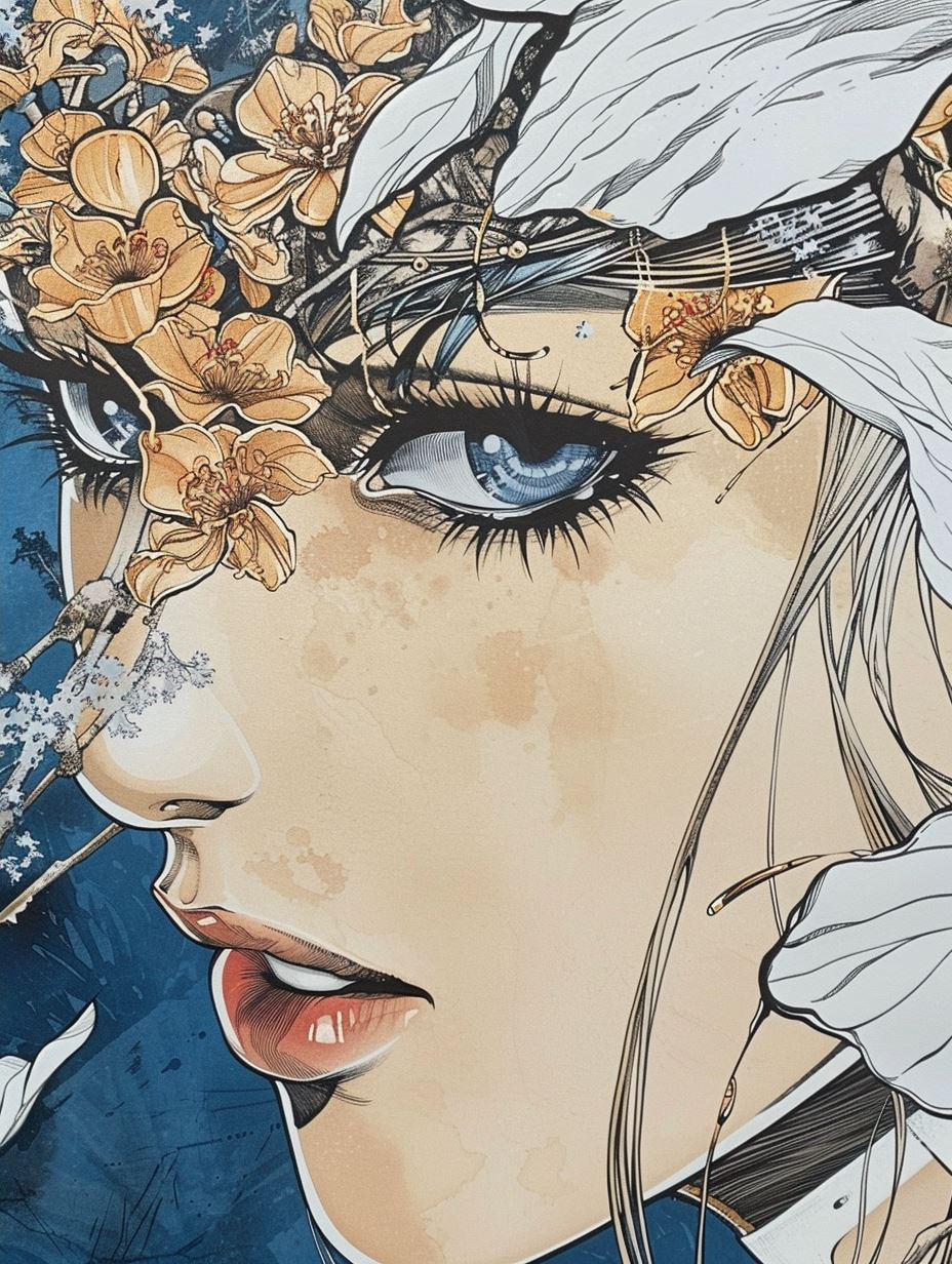 Ethereal Gazes: A Study in Blue Eyes - Image 4