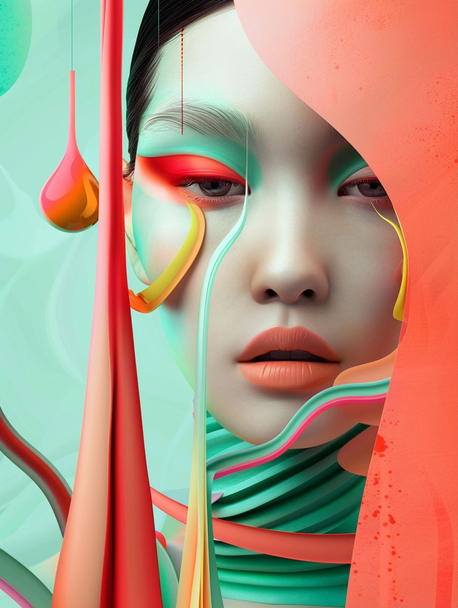 Surreal Fluidity of Digital Beauty - Image 1