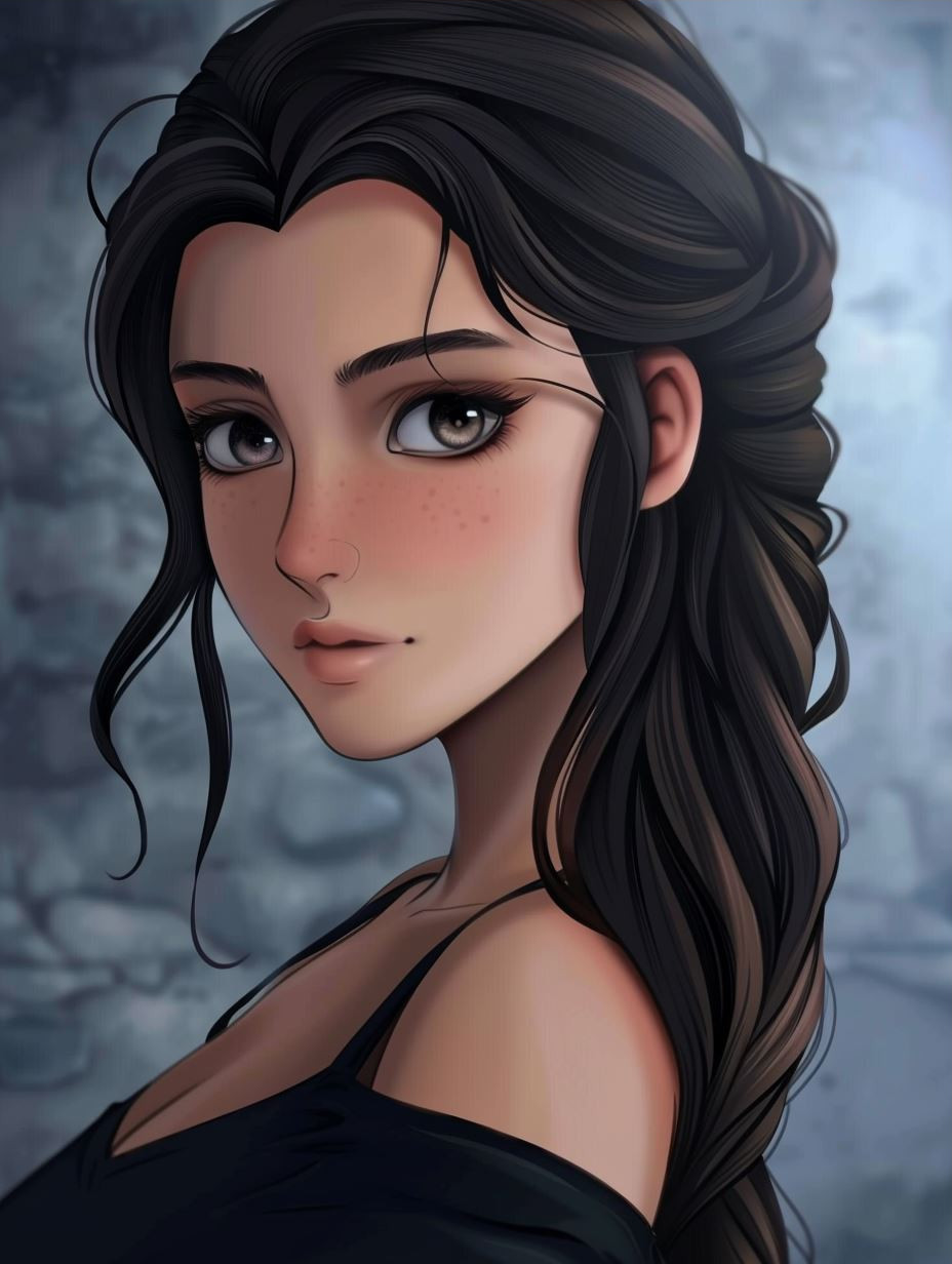 Mystic Dark Haired Portraits - Image 3