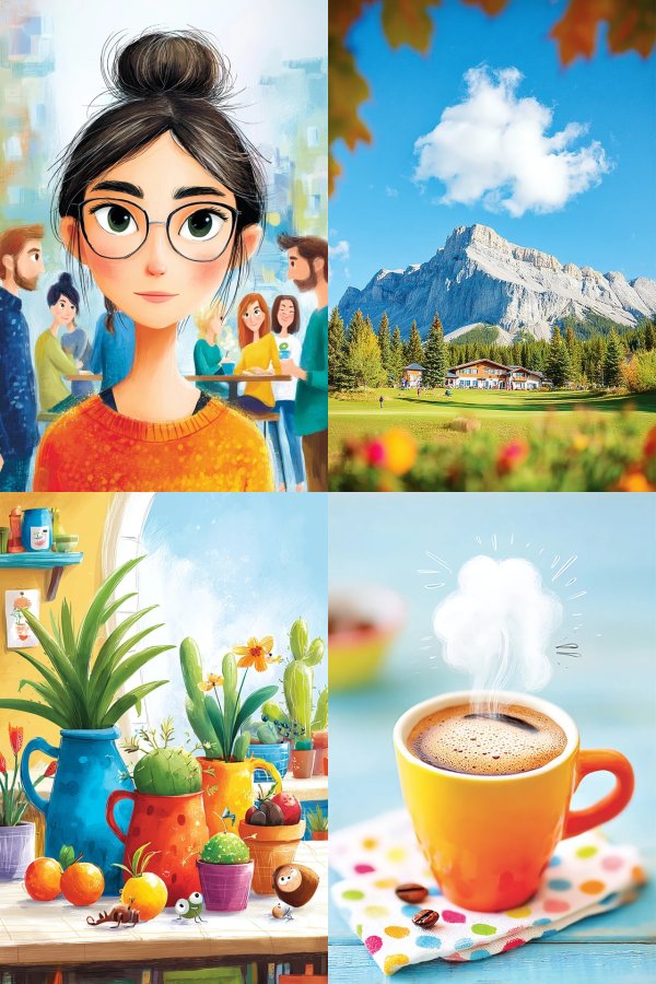 Vibrant Moments of Daily Life