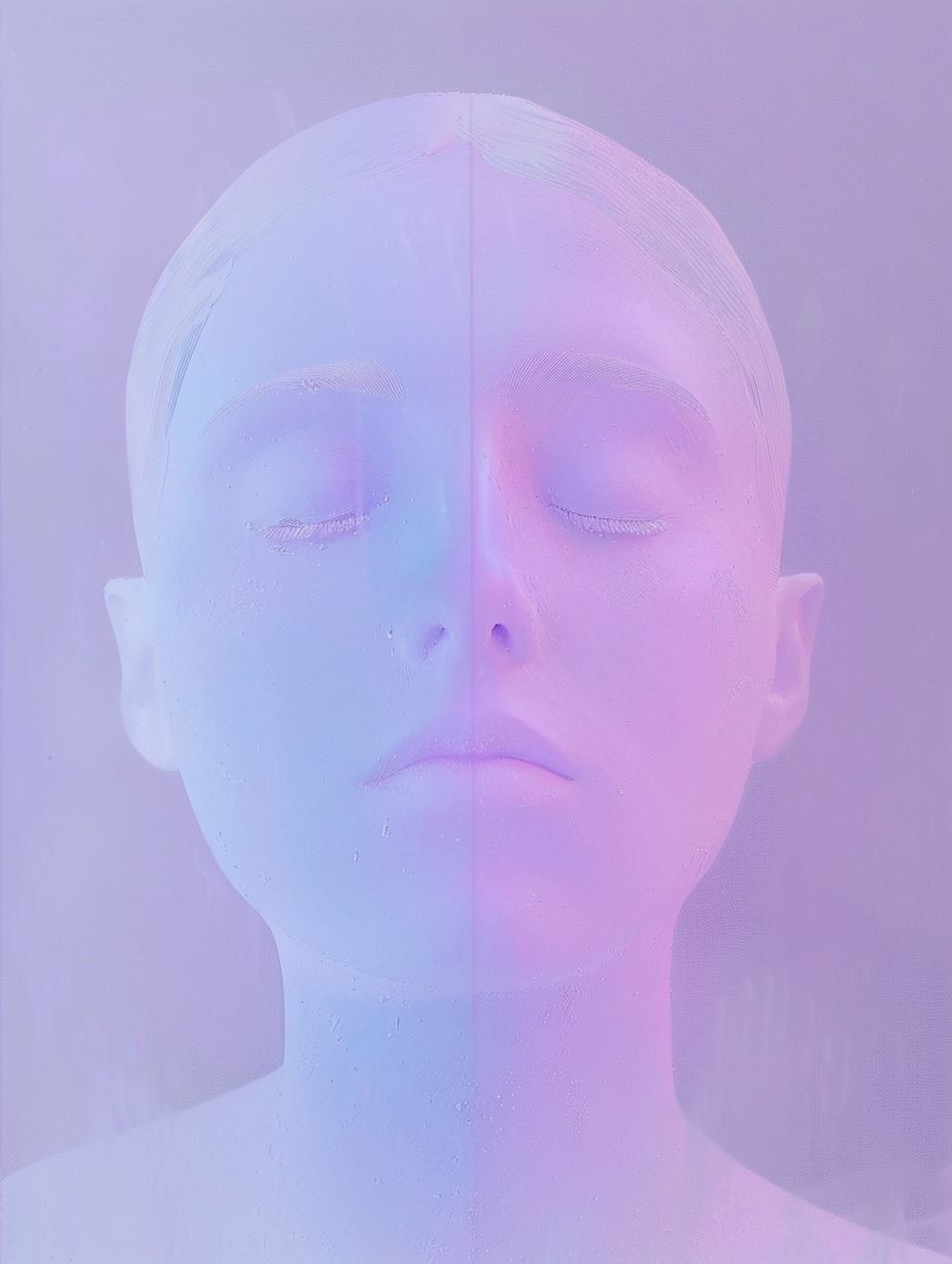 Ethereal Neon Pastel Portraits - Image 4