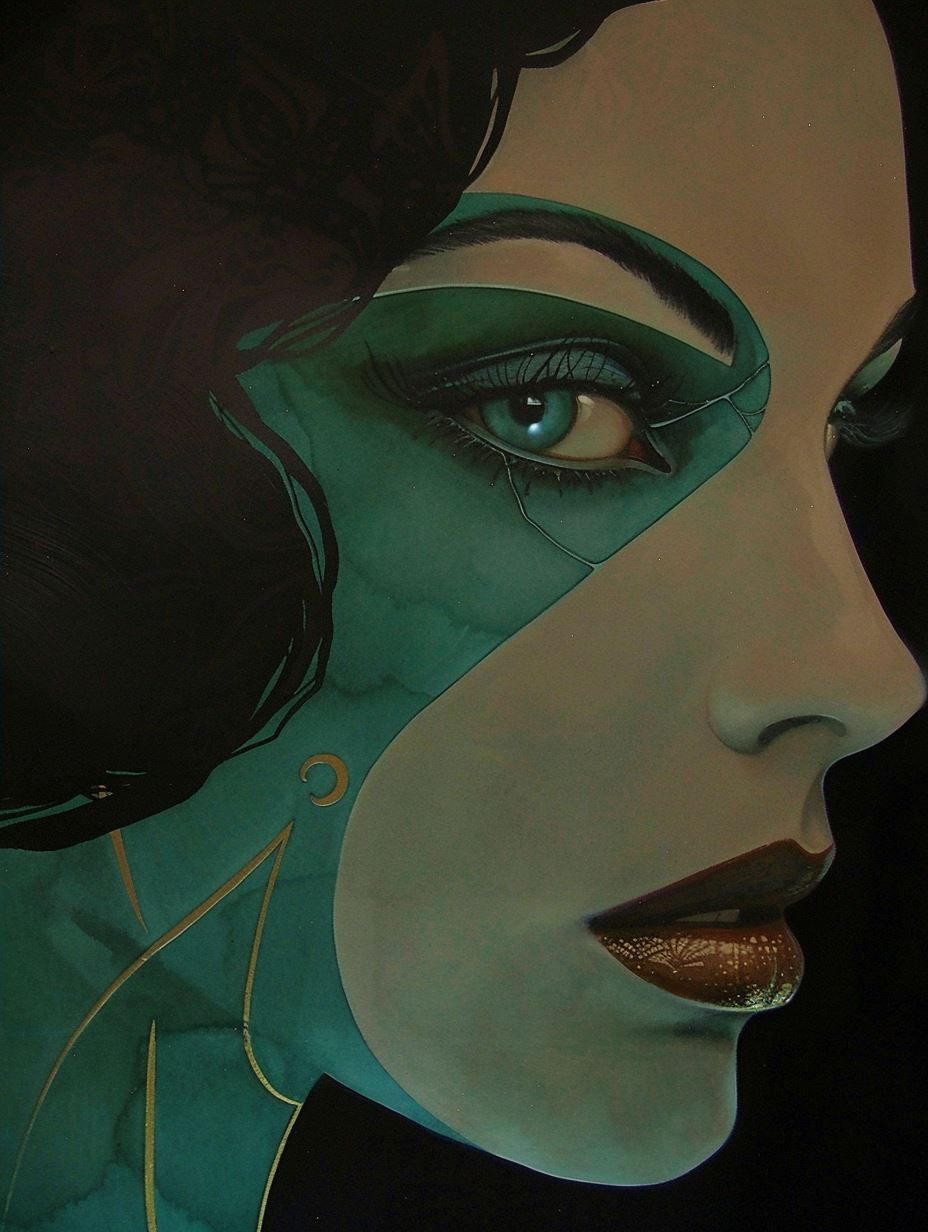 Mystic Emerald Shadow Portraits - Image 2