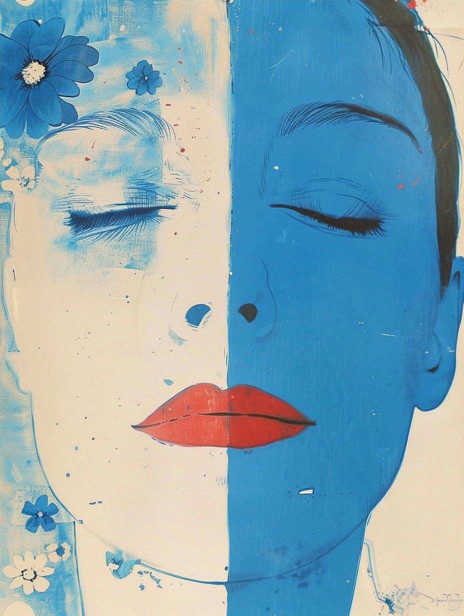 Azure Gazes: A Study in Blue - Image 4