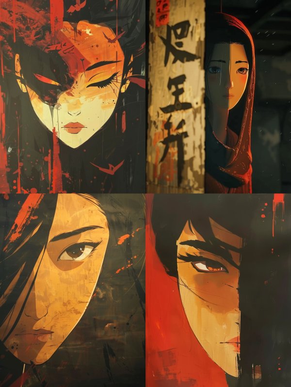 Crimson Shadows of Eastern Mysticism