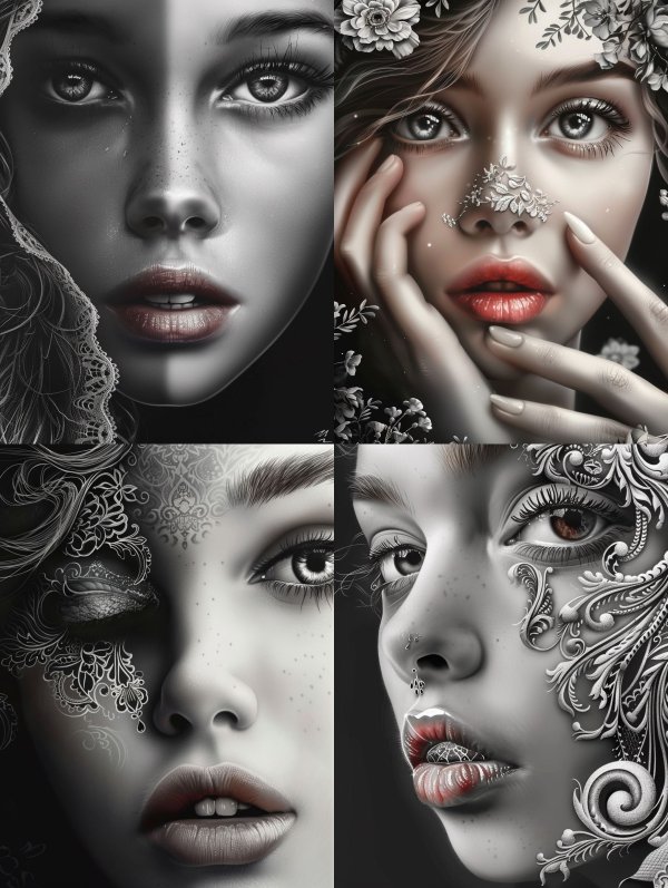 Ethereal Visions of Feminine Beauty