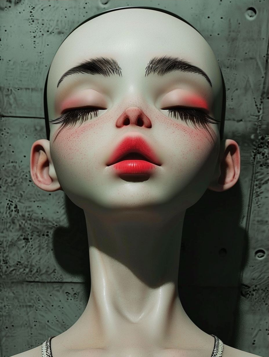 Surreal Digital Portraits of Stylized Faces - Image 3