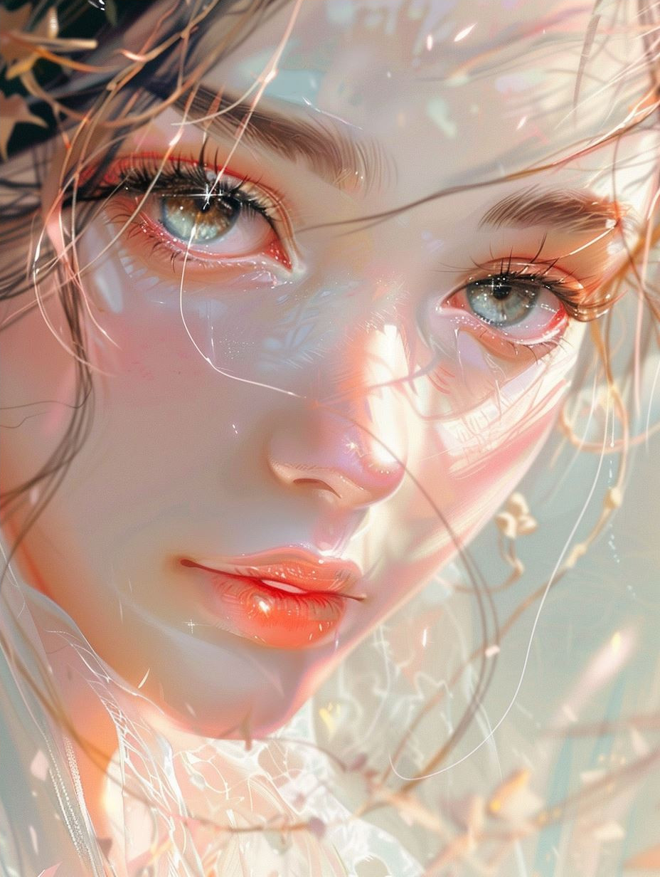 Ethereal Glow Luminous Portrait - Image 4