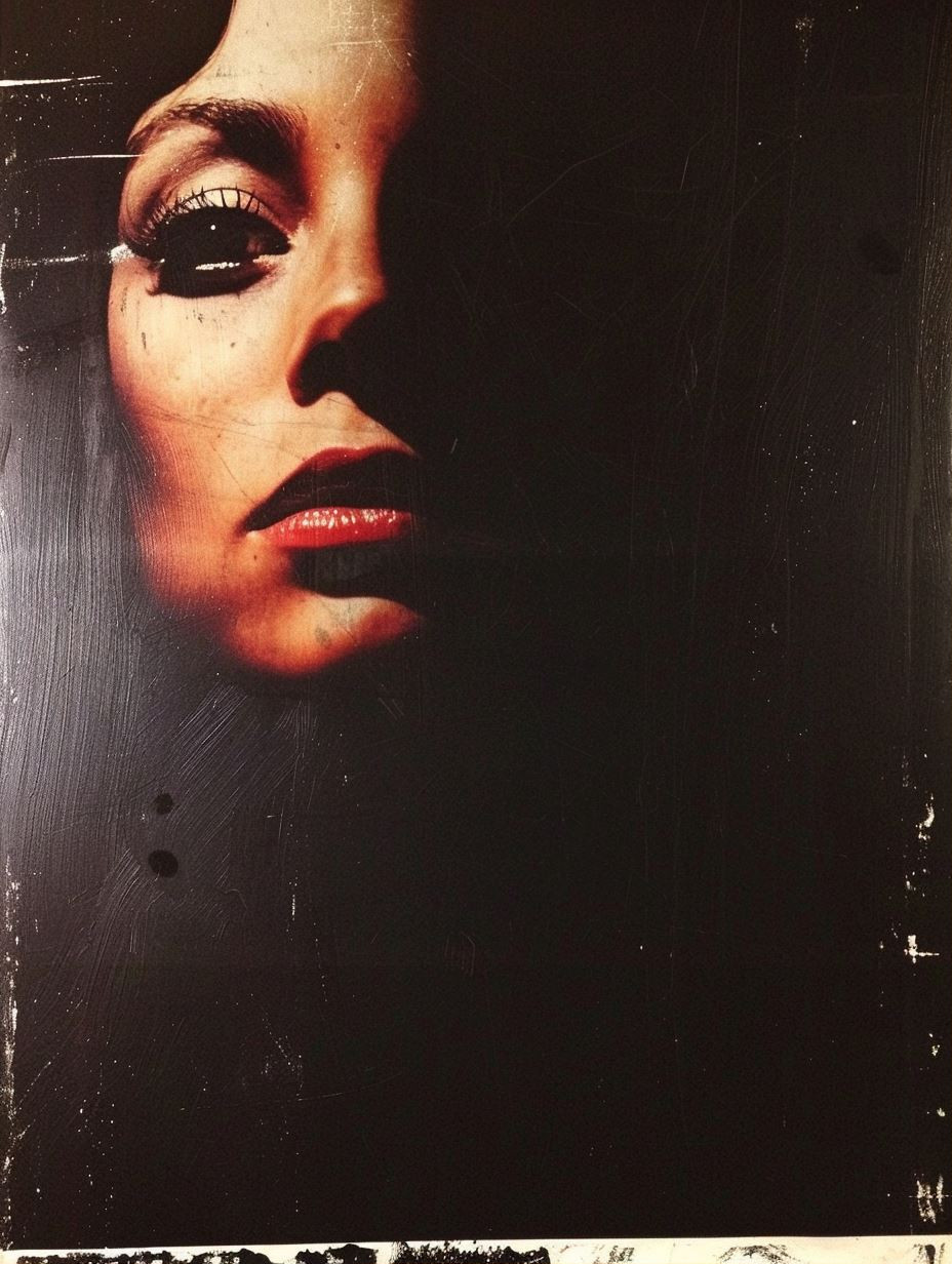 Vintage Cinematic Collage Portraits - Image 1