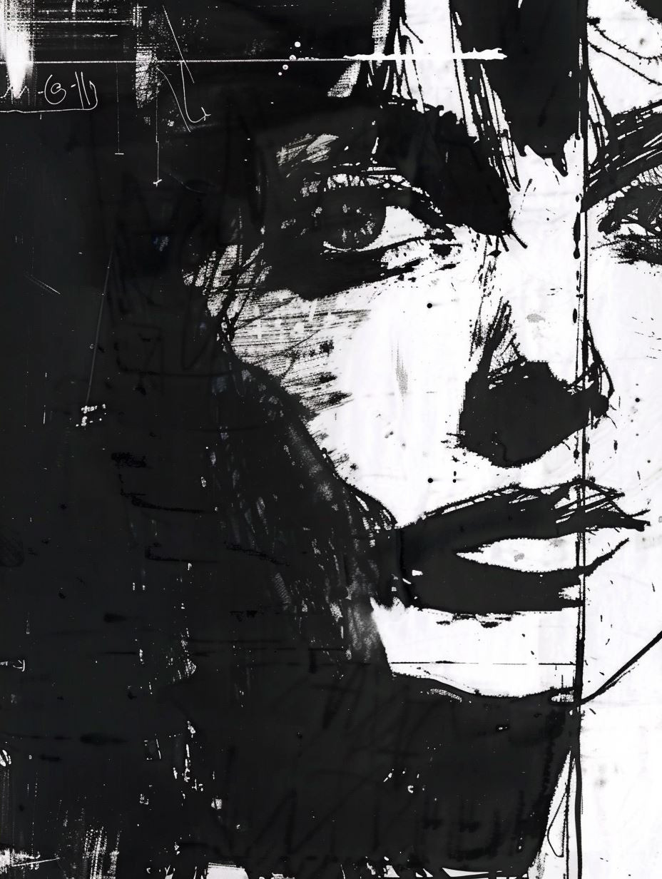 Fragmented Gazes in Ink - Image 2