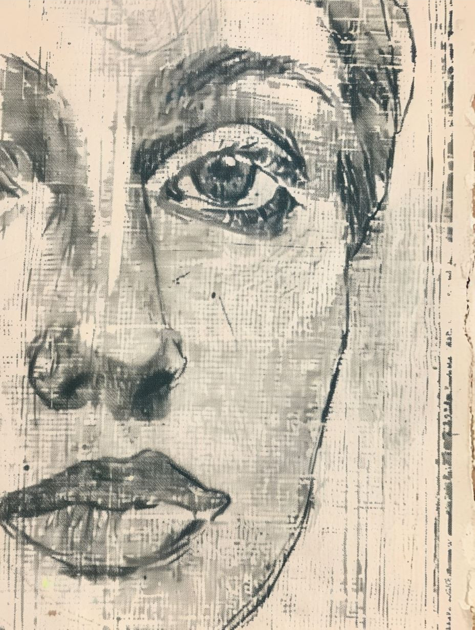 Ethereal Charcoal Portrait Studies - Image 3