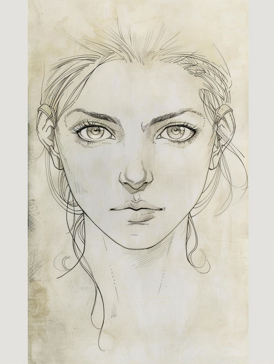 Ethereal Graphite Portrait Studies - Image 1