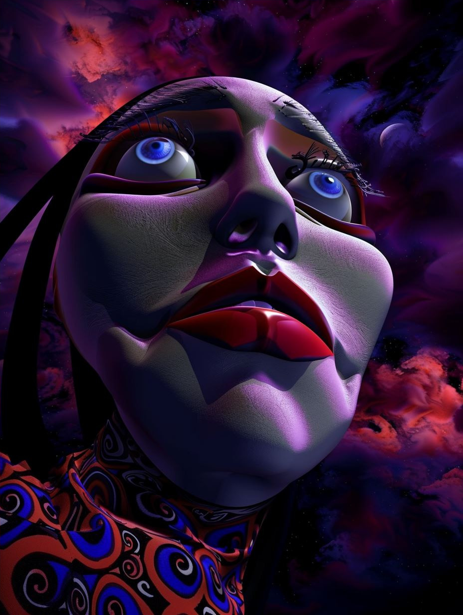 Neon Gothic Ethereal Portraits - Image 4
