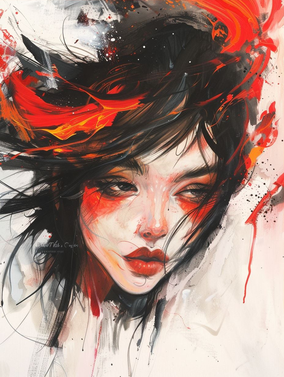 Crimson Echoes of Digital Sorrow - Image 3