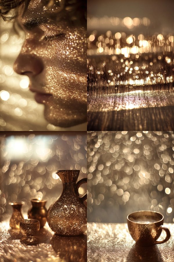 Golden Glimmer Portrait