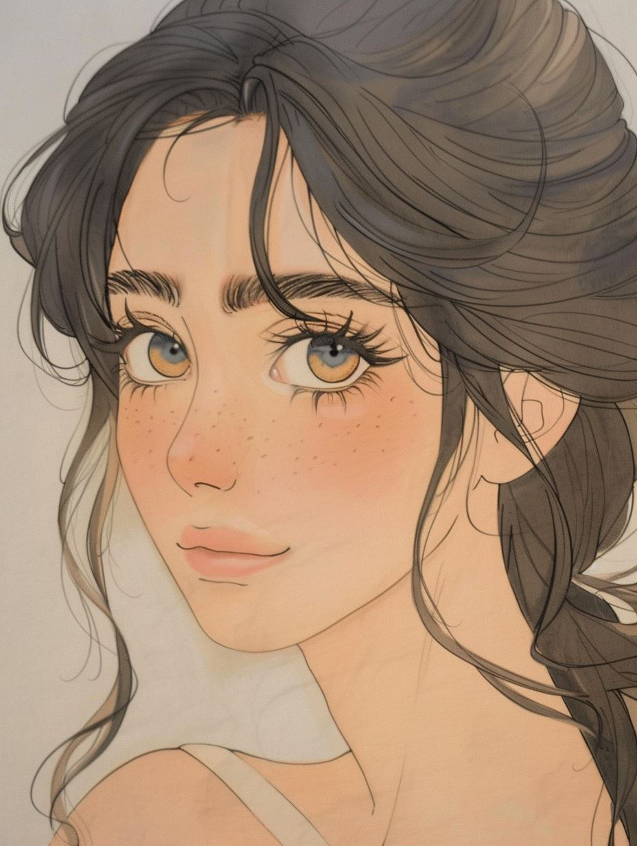Ethereal Digital Portraits of Dreamy Girls - Image 1