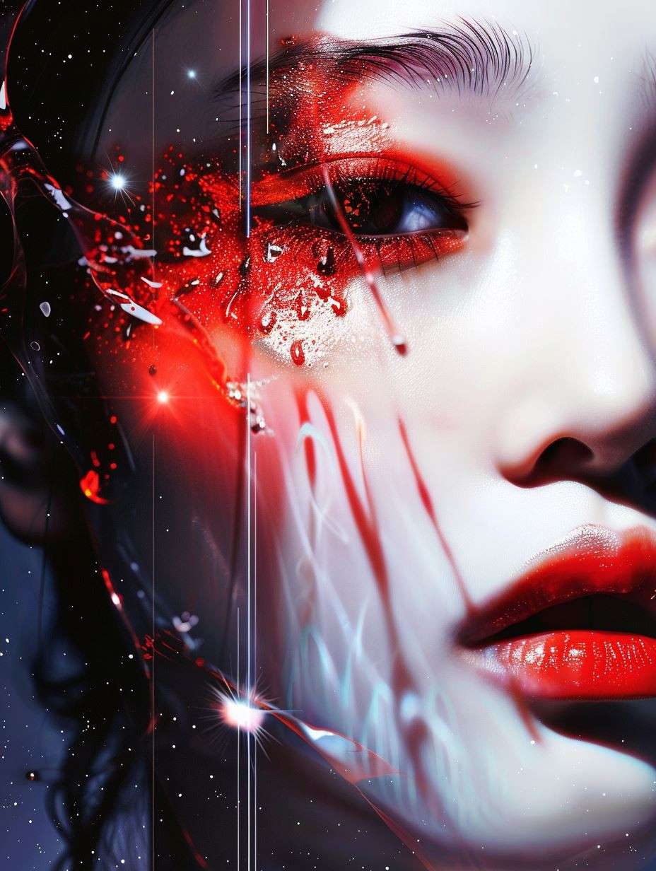 Crimson Shards of Digital Soul - Image 2