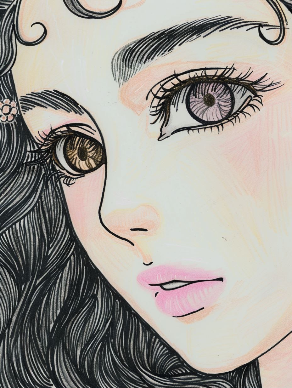 Ethereal Ink Manga Portrait - Image 2
