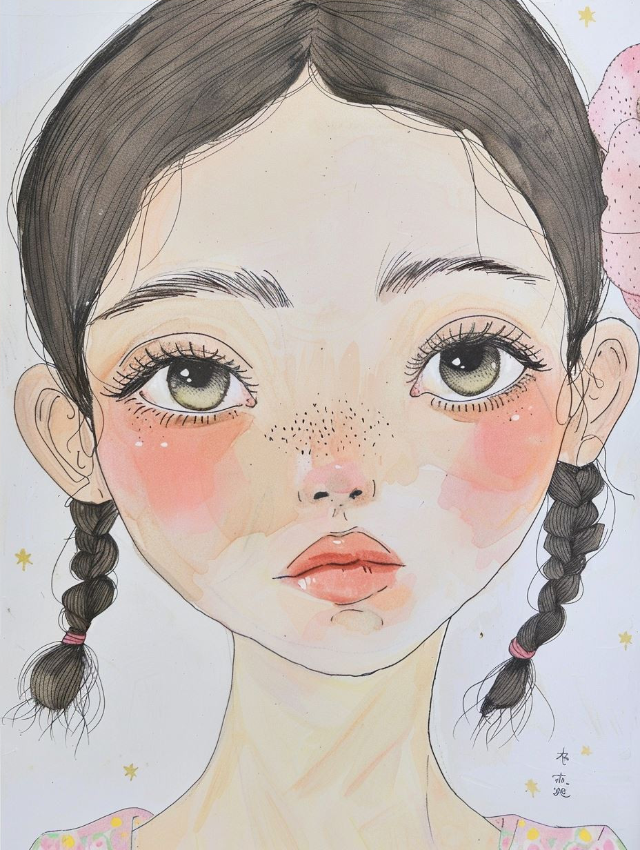 Soft Ethereal Portrait Illustrations - Image 4
