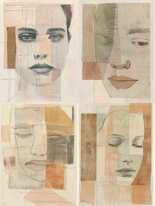 Fragmented Visions of the Human Face